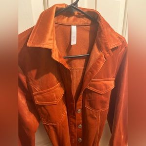 Small orange trench coat